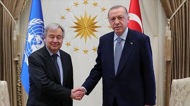 اردوغان در تماس با گوترش: باید اسرائیل را برای جنایاتش پاسخگو کرد اردوغان در تماس با گوترش: باید اسرائیل را برای جنایاتش پاسخگو کرد