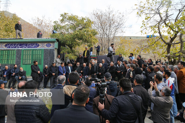 گزارش هدف پرس از مراسم تشییع پیکر پروانه معصومی