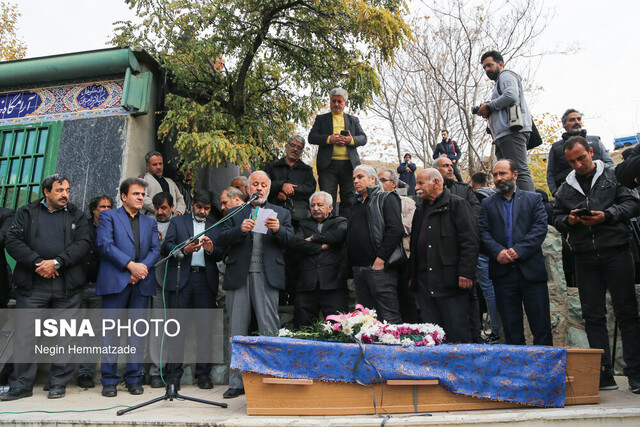 گزارش هدف پرس از مراسم تشییع پیکر پروانه معصومی