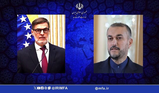 تقدیر امیر عبداللهیان از مواضع دبیرکل اتحادیه آلبا در موضوع فلسطین تقدیر امیر عبداللهیان از مواضع دبیرکل اتحادیه آلبا در موضوع فلسطین