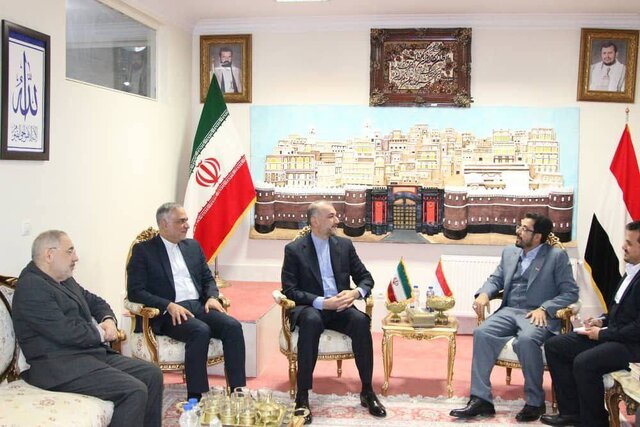 حضور امیرعبداللهیان در سفارت یمن در ایران