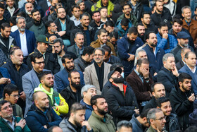 مراسم وداع با پیکرهای هشت شهید مدافع حرم تازه شناسایی شده - معراجالشهدای تهران