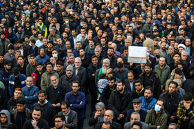 مراسم وداع با پیکرهای هشت شهید مدافع حرم تازه شناسایی شده - معراجالشهدای تهران