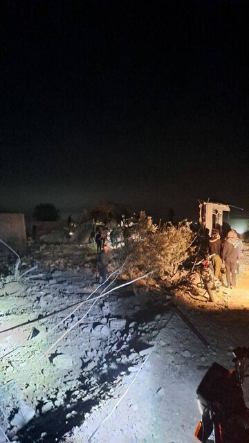 پدافند هوایی سوریه با اهداف متخاصم در اطراف دمشق مقابله کرد