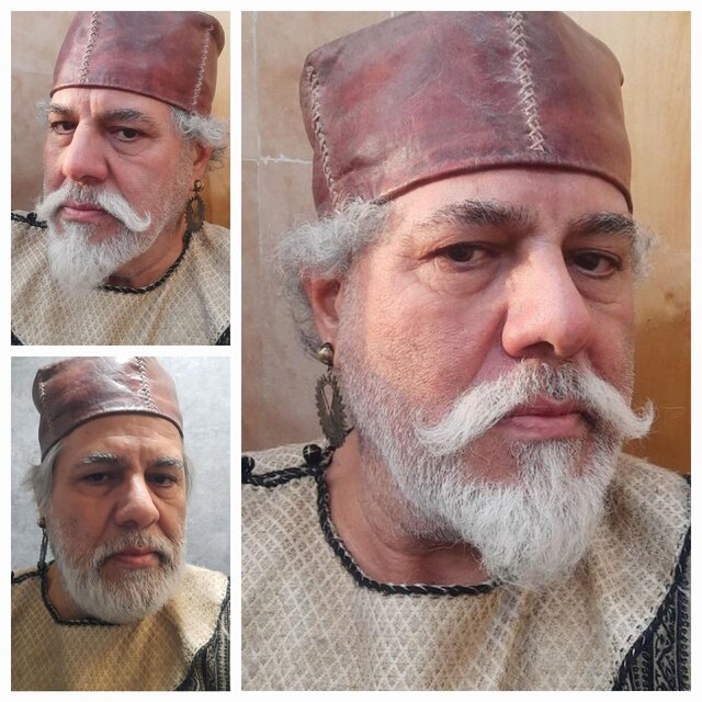 عکسهایی از گریم بازیگر تازهدرگذشته «سلمان فارسی»