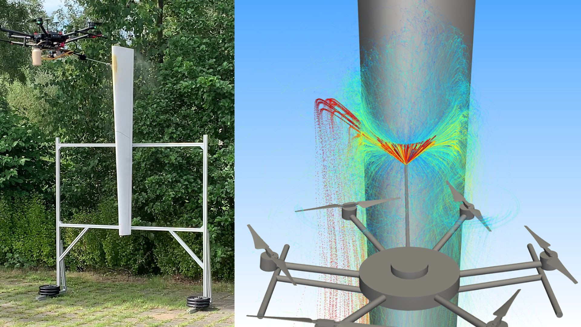 نگهداری از توربینهای بادی در زمستان با کمک پهپاد
