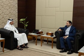 دیدار سفیر ایران با رئیس موسسه رسانه‌ای قطر