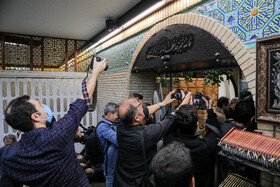 مراسم یادبود پروانه معصومی در مسجد بلال