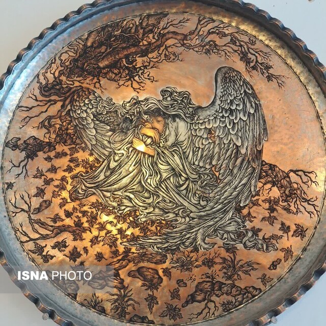 آهنگ زیبای زندگی با هنر قلمزنی