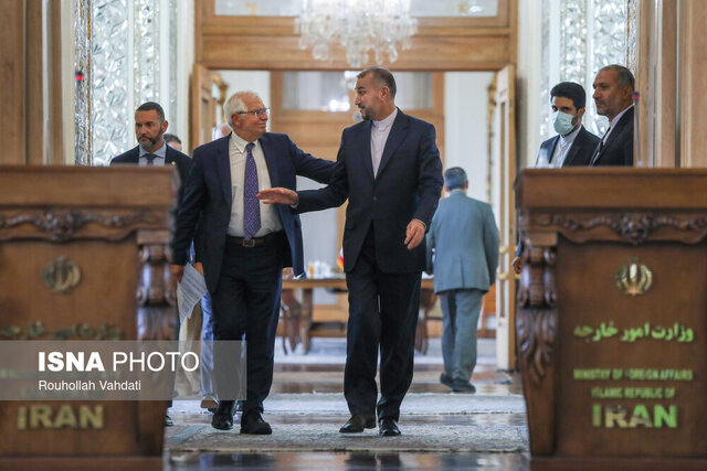 نامه امیرعبداللهیان به مسؤول سیاست خارجی اتحادیه اروپا نامه امیرعبداللهیان به بورل درباره غزه