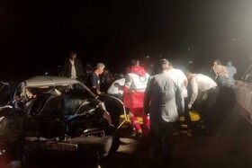 فوت خانواده ۳ نفره بر اثر تصادف در محور اراک – خرم‌آباد