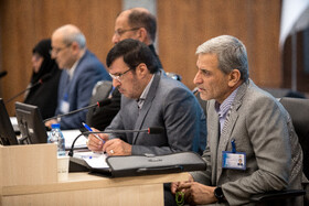 غفور کارگری، رئیس کمیته ملی پاراالمپیک در مجمع عمومی و سالانه کمیته ملی المپیک