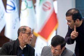 محمود خسروی وفا، رئیس کمیته ملی المپیک در مجمع عمومی و سالانه کمیته ملی المپیک