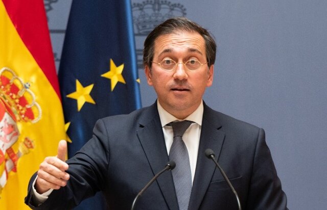 «خوزه مانوئل آلبارس» وزیر خارجه اسپانیا اسپانیا شهرکنشینان افراطی کرانه باختری را تحریم میکند