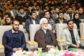 مراسم روز دانشجو با حضور رئیس قوه قضائیه در دانشگاه محقق اردبیلی