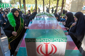 تشییع و استقبال از شهدای گمنام در قم