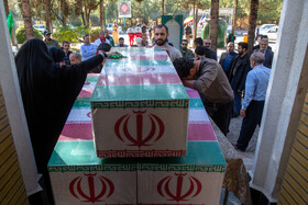 تشییع و استقبال از شهدای گمنام در قم