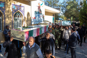 تشییع و استقبال از شهدای گمنام در قم