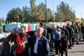 تشییع و استقبال از شهدای گمنام در قم