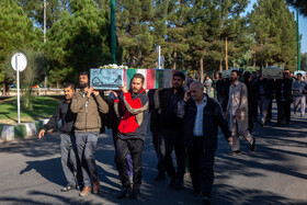 تشییع و استقبال از شهدای گمنام در قم