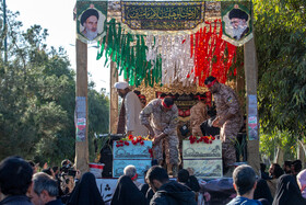 تشییع و استقبال از شهدای گمنام در قم