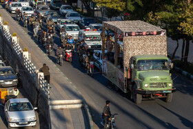 تشییع و استقبال از شهدای گمنام در قم