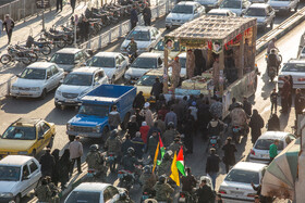 تشییع و استقبال از شهدای گمنام در قم