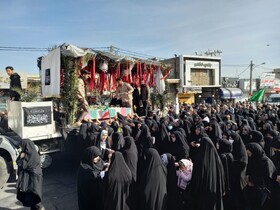 تشییع پیکر مطهر شهدای گمنام در ساوه