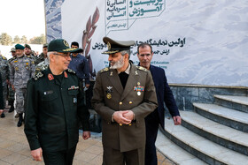 سردار سرلشکر محمد باقری، رییس ستاد کل نیروهای مسلح، امیر سرلشکر سیدعبدالرحیم موسوی، فرمانده کل ارتش