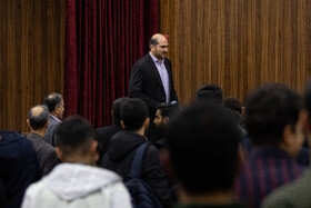 محسن منصوری، معاون اجرایی رییس جمهور در جلسه پرسش و پاسخ با دانشجویان دانشگاه علم و صنعت