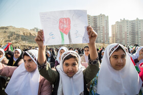 آیین کاشت پنج هزار نهال به یاد کودکان و زنان شهید غزه