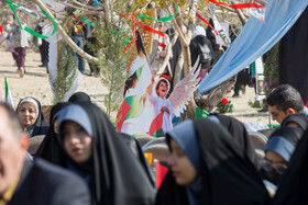 آیین کاشت پنج هزار نهال به یاد کودکان و زنان شهید غزه