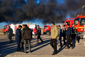 آتش سوزی در مینی پالایشگاه هیدروکربن در منطقه ویژه اقتصادی بیرجند