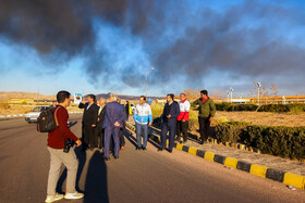 آتش سوزی در مینی پالایشگاه هیدروکربن در منطقه ویژه اقتصادی بیرجند