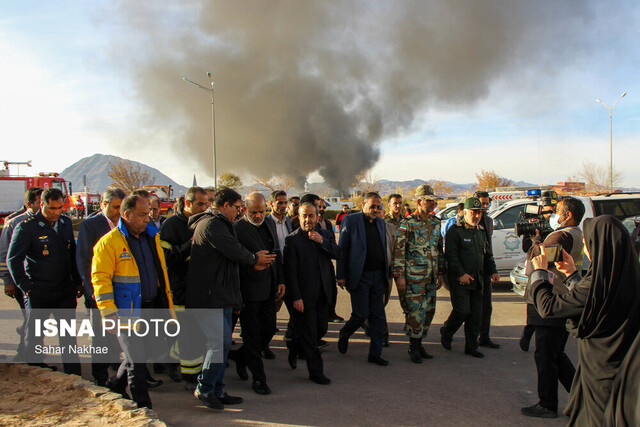 آمادهباش کامل تیم بالگردی اطفا حریق ارتش