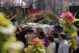 کادر درمان شیراز میزبان شهید گمنام شدند