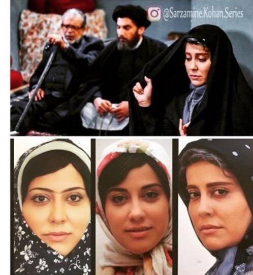 آشا محرابی با ۳ گریم در «سرزمین مادری» + عکس