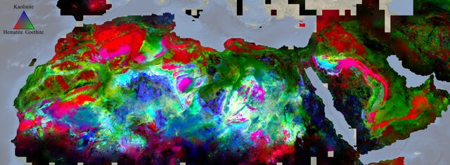 اولین نقشههای جامع ناسا از منابع گرد و غبار معدنی سطح زمین