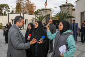 محمد مهدی اسماعیلی، وزیر ارشاد در حاشیه جلسه هیات دولت - ۲۲ آذر