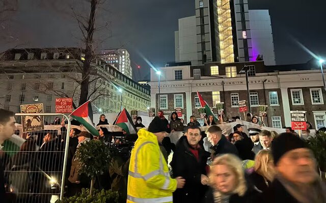 تظاهرات حمایت از فلسطین در پایتخت‌های انگلیس و ایرلند