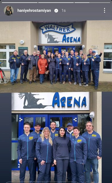 هانیه رستمیان اولین لژیونر تیراندازی ایران