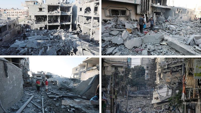 شصت و نهمین روز جنایت صهیونیستها در غزه / دهها شهید و مجروح در حملات بدون وقفه به آوارگان