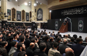 سومین شب عزاداری شهادت حضرت فاطمهزهرا سلاماللهعلیها در حسینیه امام خمینی(ره)