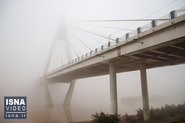 ویدیو/ اهواز غرق در مه و زیبایی ویدیو/ اهواز غرق در مه و زیبایی