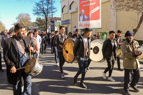 تشییع ۹ شهید گمنام دوران دفاع مقدس در اردبیل