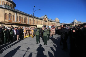 مراسم تشییع دو شهید گمنام - همدان