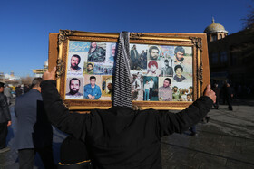 مراسم تشییع دو شهید گمنام - همدان