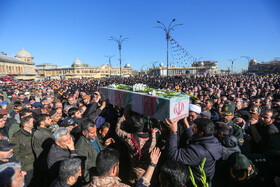 مراسم تشییع دو شهید گمنام - همدان