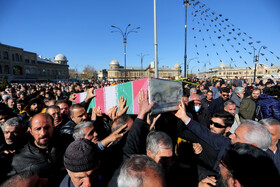 مراسم تشییع دو شهید گمنام - همدان