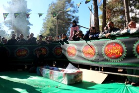 تشییع پیکر ۳ شهید گمنام دفاع مقدس در یاسوج